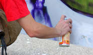 Graffeur en action
